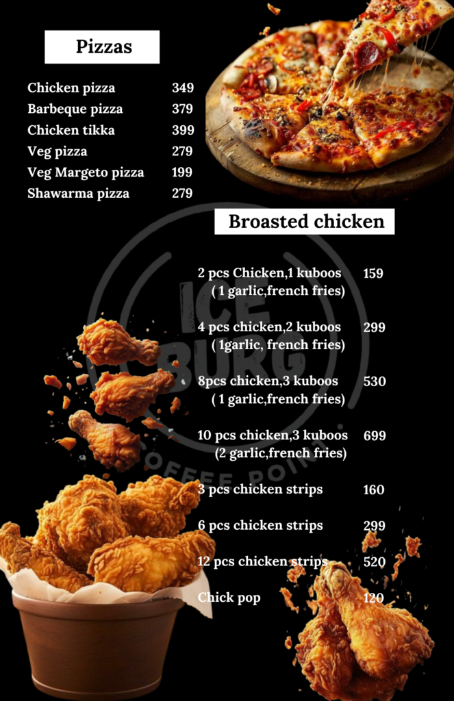 Pizza, PIZZA, Broasted ,broasted chicken